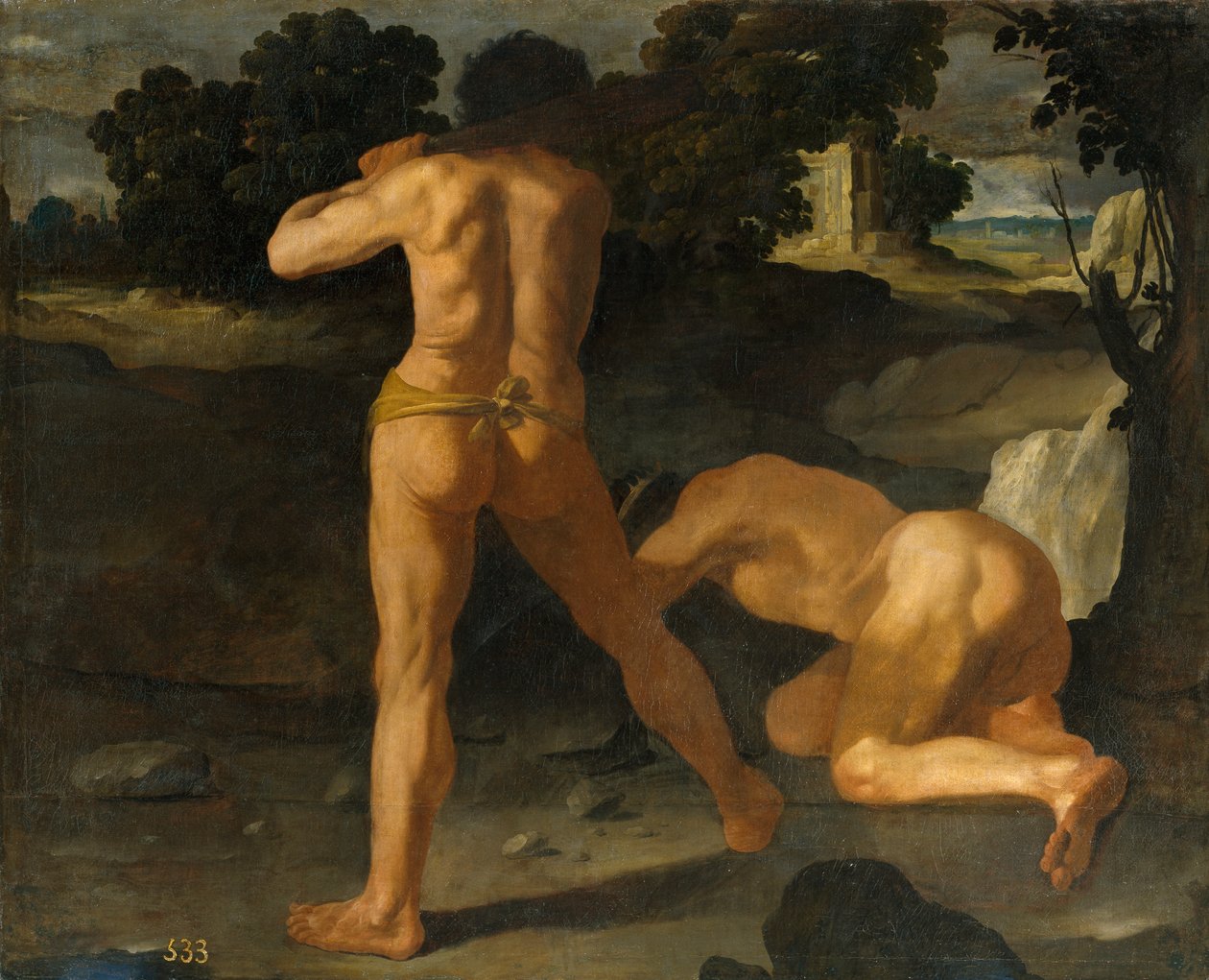 Herkules pokonuje króla Geriona autorstwa Francisco de Zurbaran