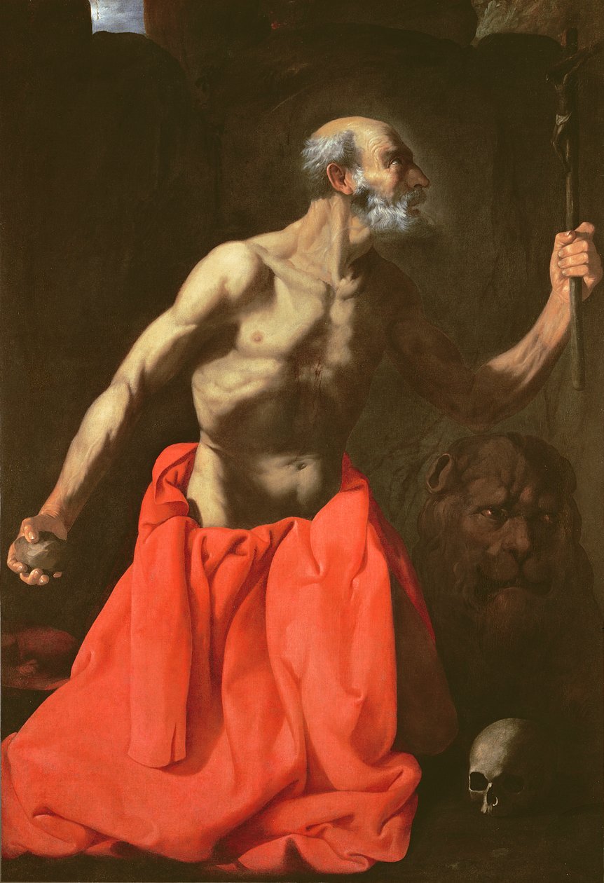 Św. Hieronima autorstwa Francisco de Zurbaran