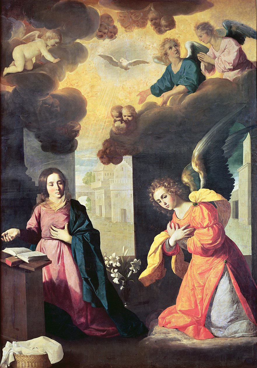 Zwiastowanie autorstwa Francisco de Zurbaran