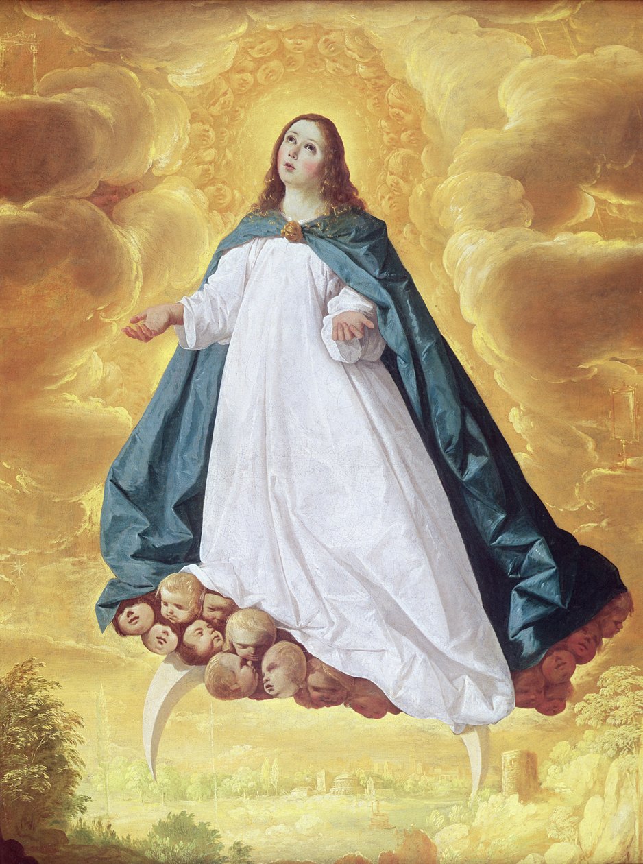 Niepokalane Poczęcie, ok. 1628-30 autorstwa Francisco de Zurbaran