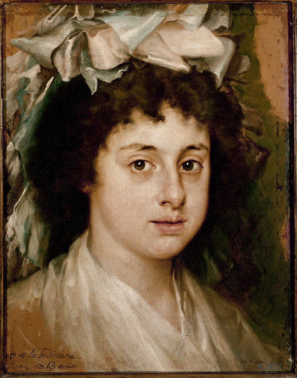 Portret Feliciany w wieku 13 lat (olej na płótnie, ok.1787) autorstwa Francisco Bayeu y Subias