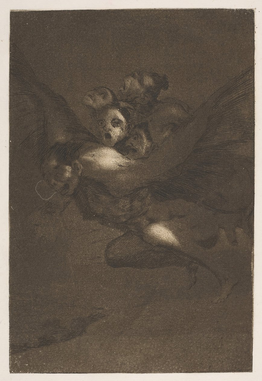 Bon Voyage Bon Voyage, z The Caprices Los Caprichos, płyta 64, 1799. autorstwa Francisco de Goya