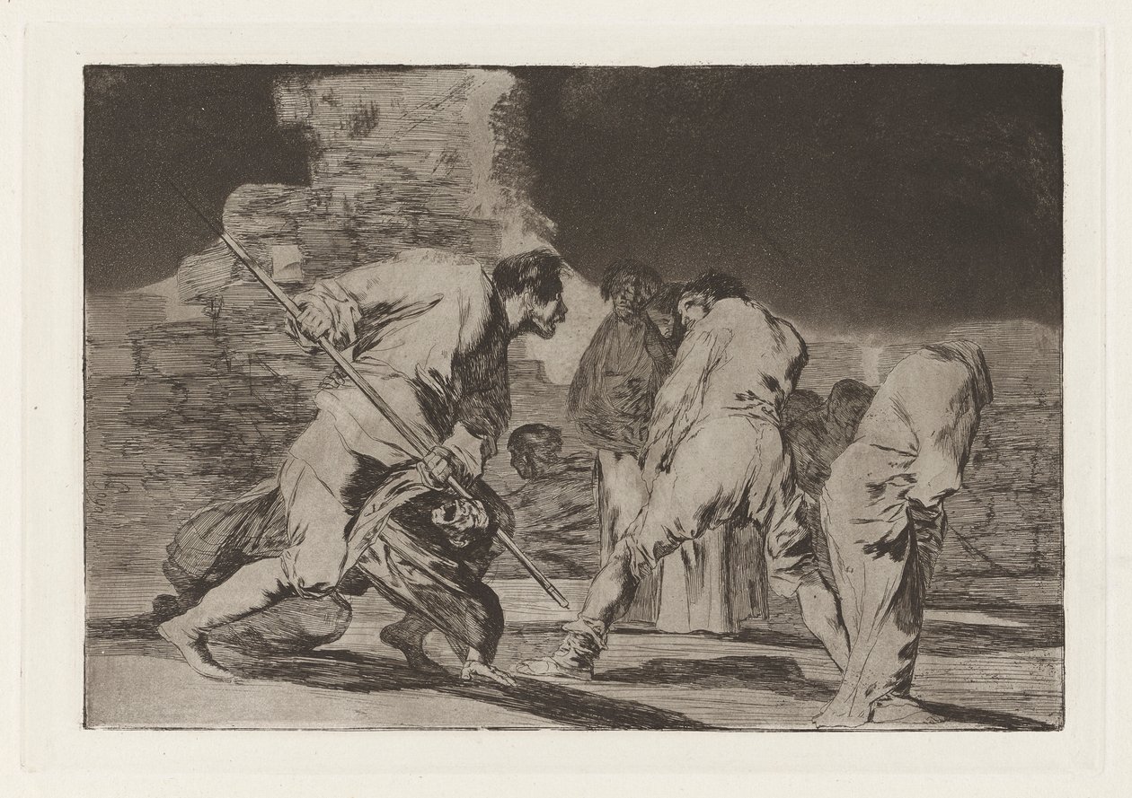 Disparate furioso (Furious Folly), znany również jako Hizonos dios y maravillamos nos (It Is Amazing and We Were Made by God, z serii Los disparates (Los proverbios) autorstwa Francisco de Goya
