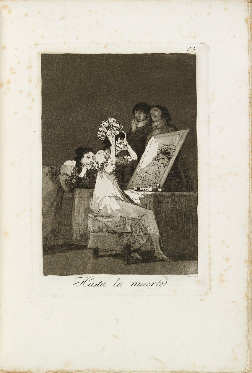 Aż do śmierci, 1799-1799 autorstwa Francisco de Goya