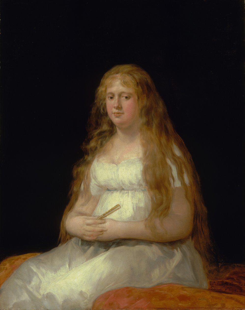 Josefa de Castilla Portugal i van Asbrock de Garcini 1775-około 1850, 1804. autorstwa Francisco de Goya