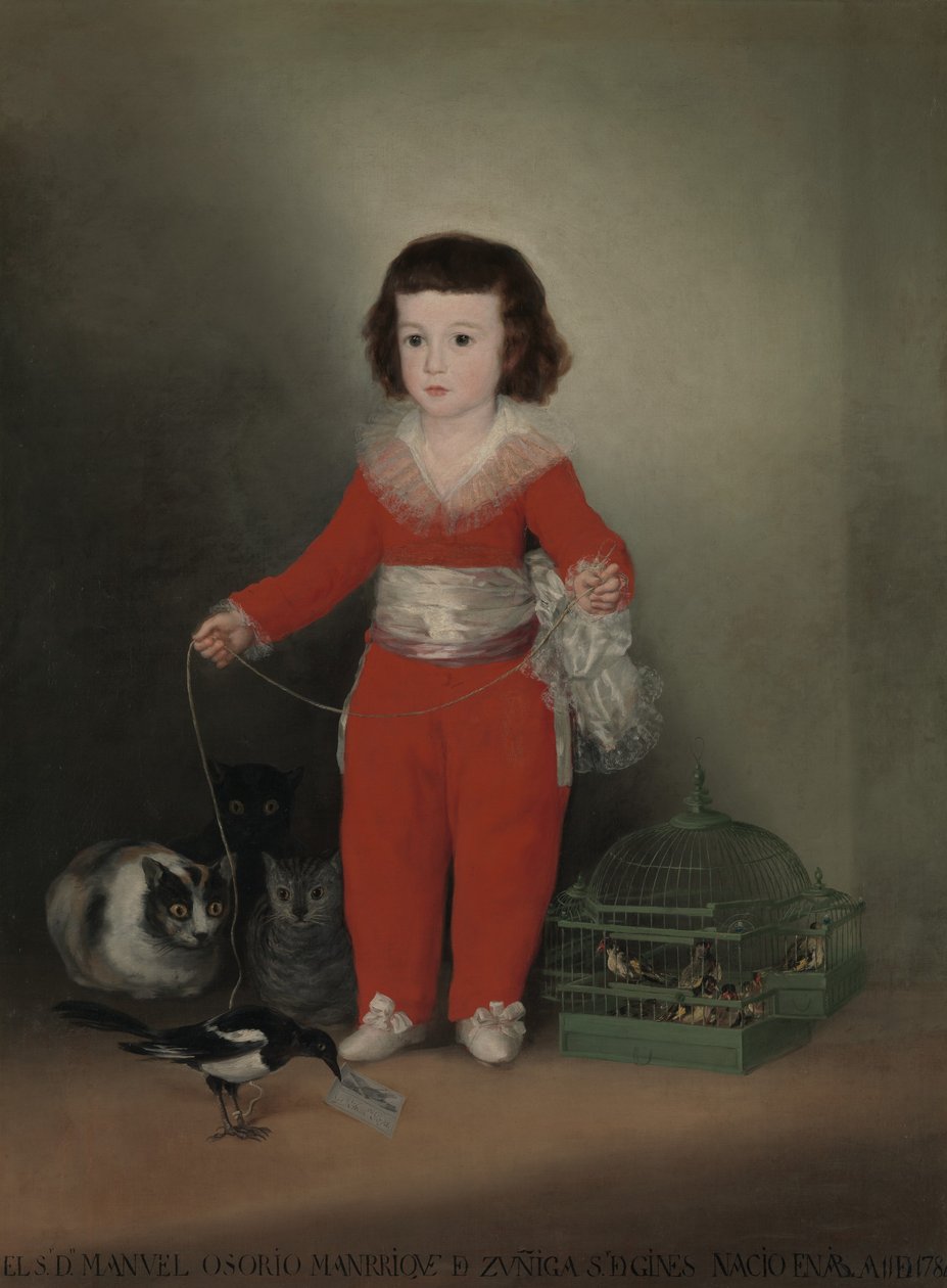 Manuel Osorio Manrique de Zuñiga 1784-1792, 1787-88. autorstwa Francisco de Goya