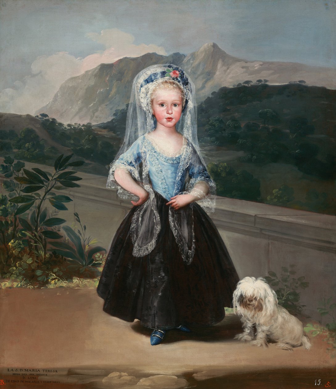 María Teresa de Borbón y Vallabriga, późniejsza hrabina Chinchón, 1783. autorstwa Francisco de Goya