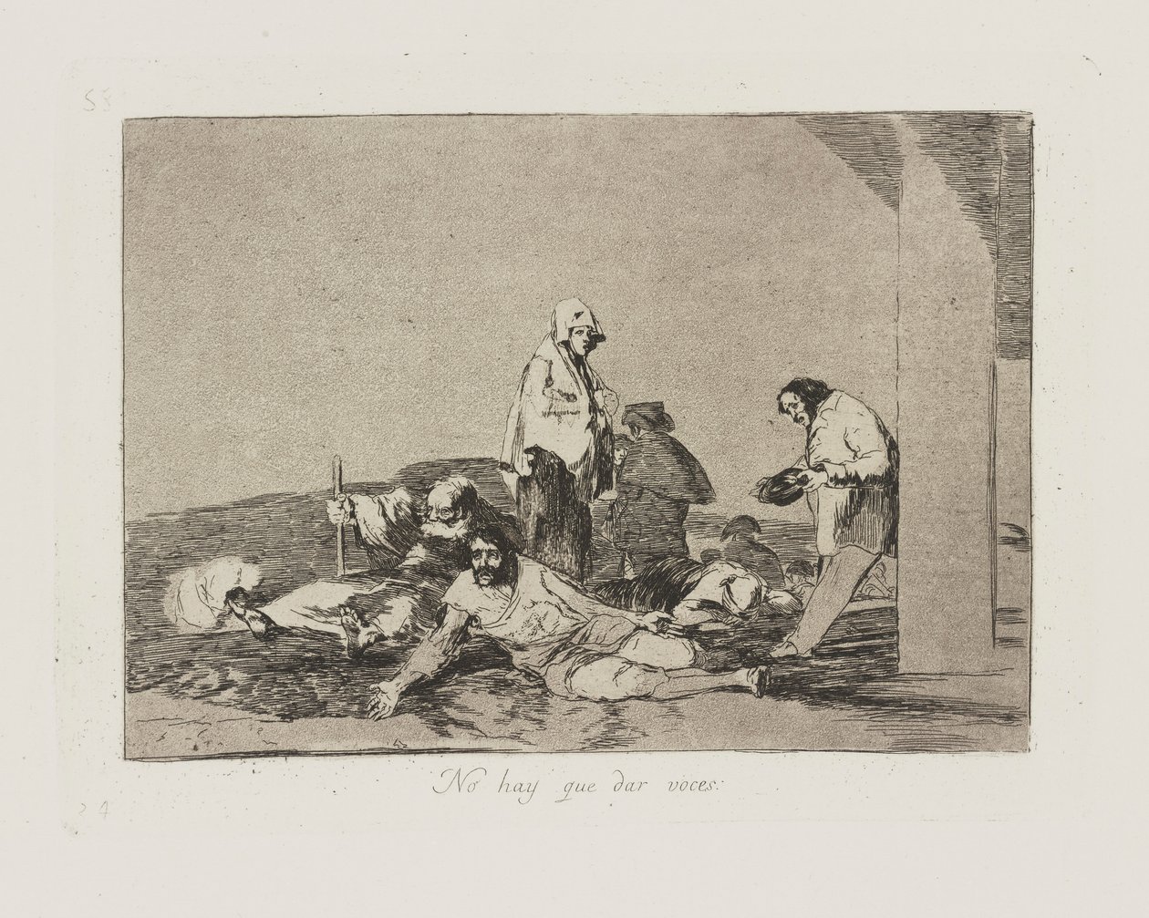 Nie musisz krzyczeć. (Przedmiot autorstwa Francisco de Goya