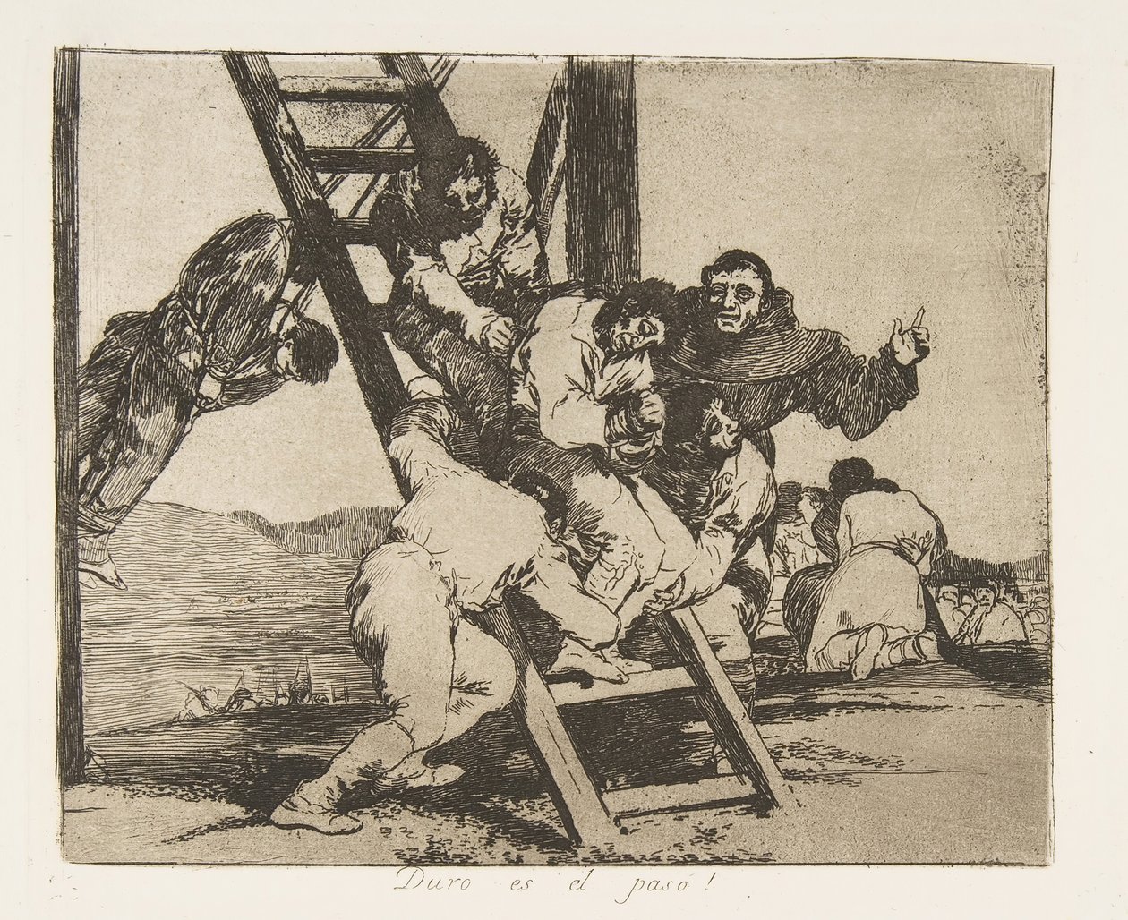 Tablica 14 z The Disasters of War Los Desastres de la Guerra: Its ..., 1810 opublikowany 1863. autorstwa Francisco de Goya