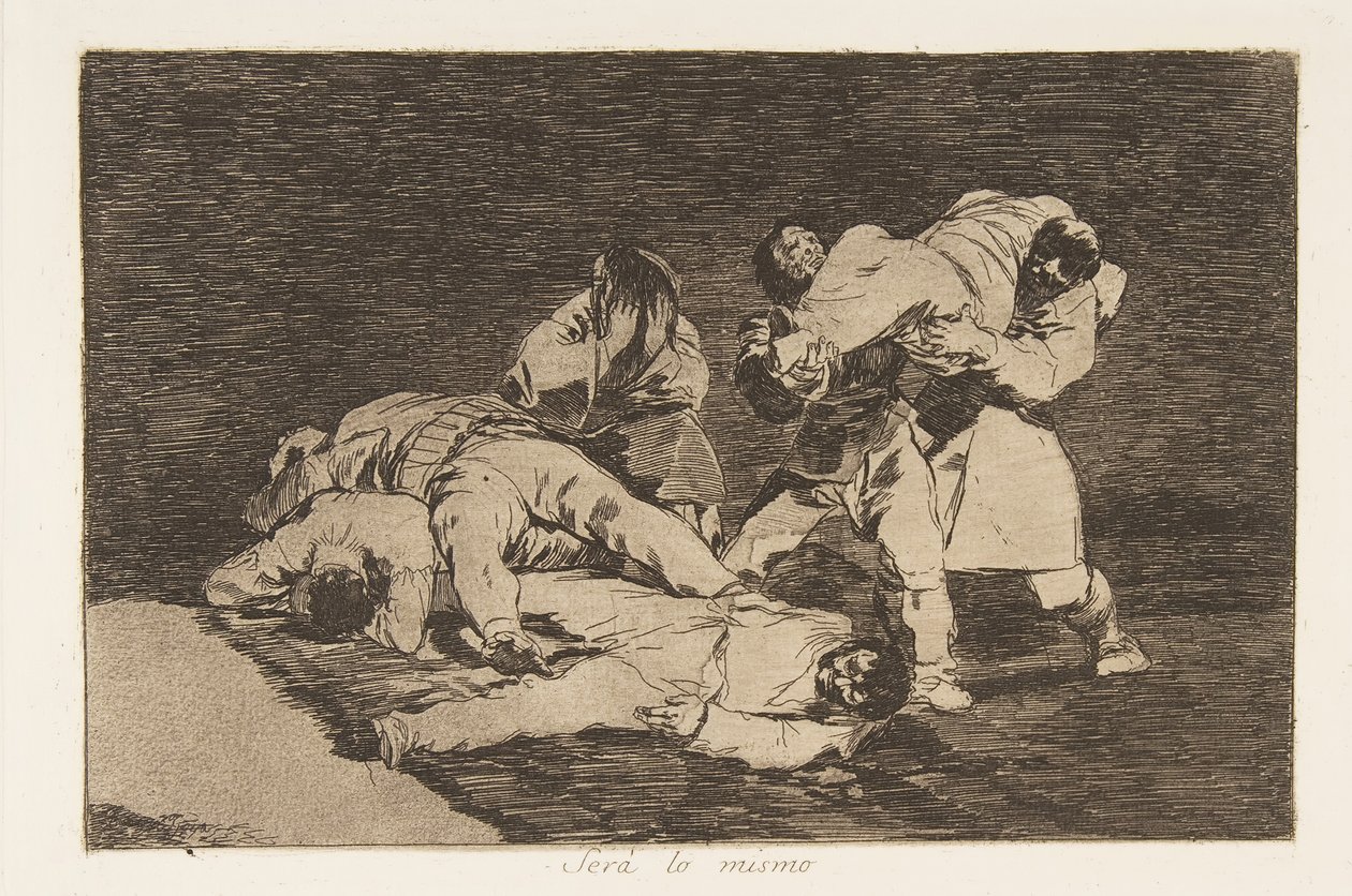 Tablica 21 z The Disasters of War Los Desastres de la Guerra: It w..., 1810 opublikowany 1863. autorstwa Francisco de Goya