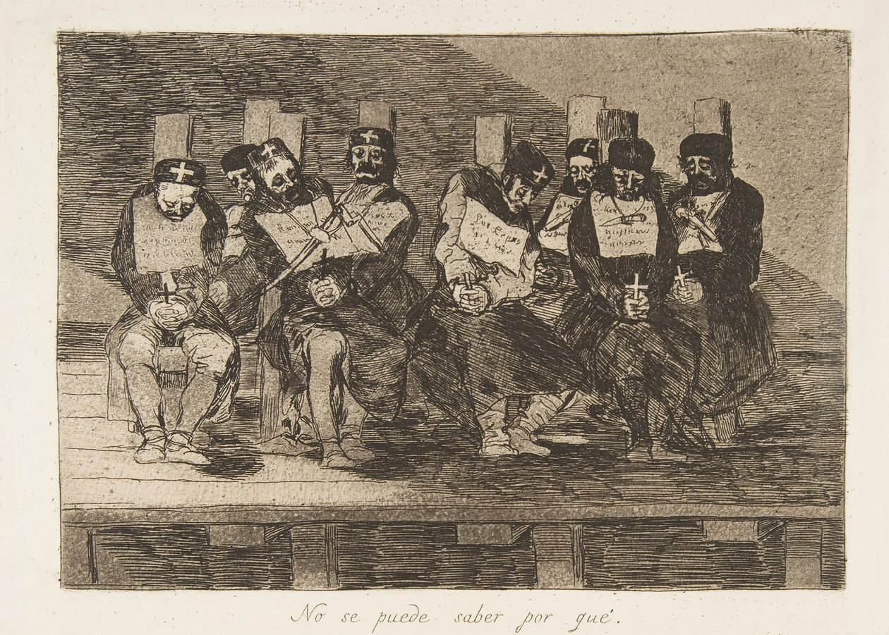 Tablica 35 z The Disasters of War Los Desastres de La Guerra: One C..., 1810 opublikowane 1863. autorstwa Francisco de Goya