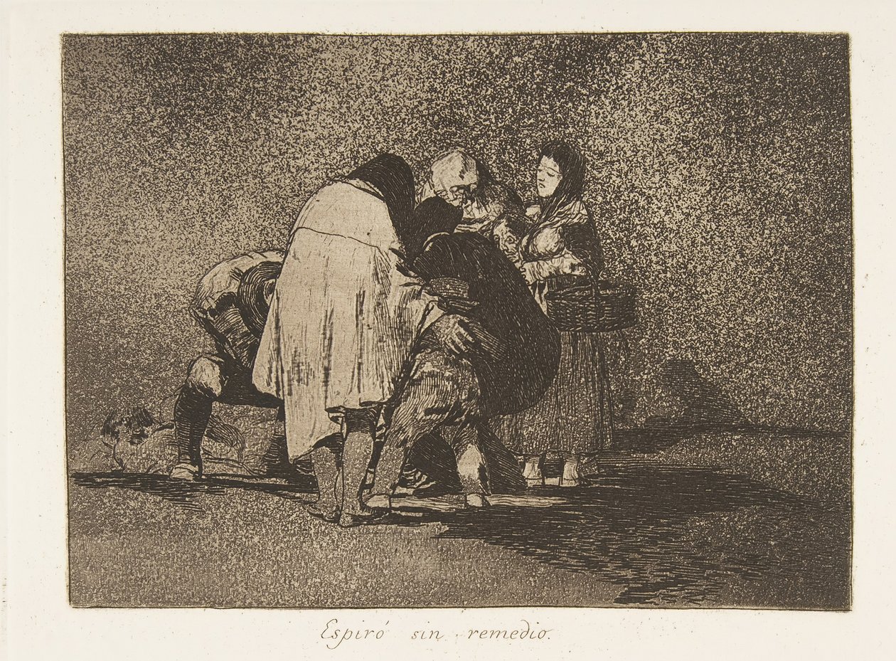 Tablica 53 z The Disasters of War Los Desastres de la Guerra: Th..., 1811-12 opublikowana w 1863 r. autorstwa Francisco de Goya