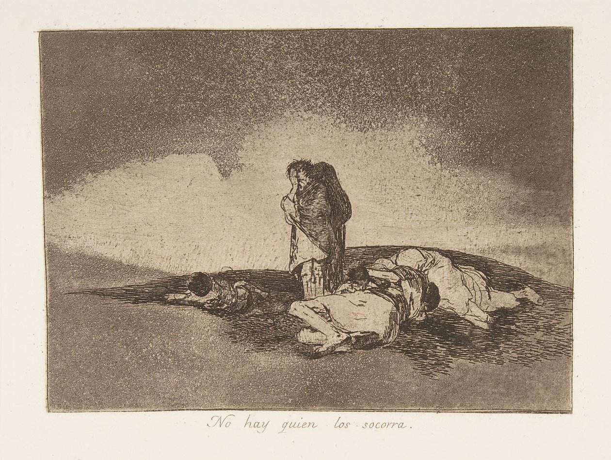 Tablica 60 z The Disasters of War Los Desastres de la Guerra: Th..., 1811-12 opublikowana w 1863 r. autorstwa Francisco de Goya