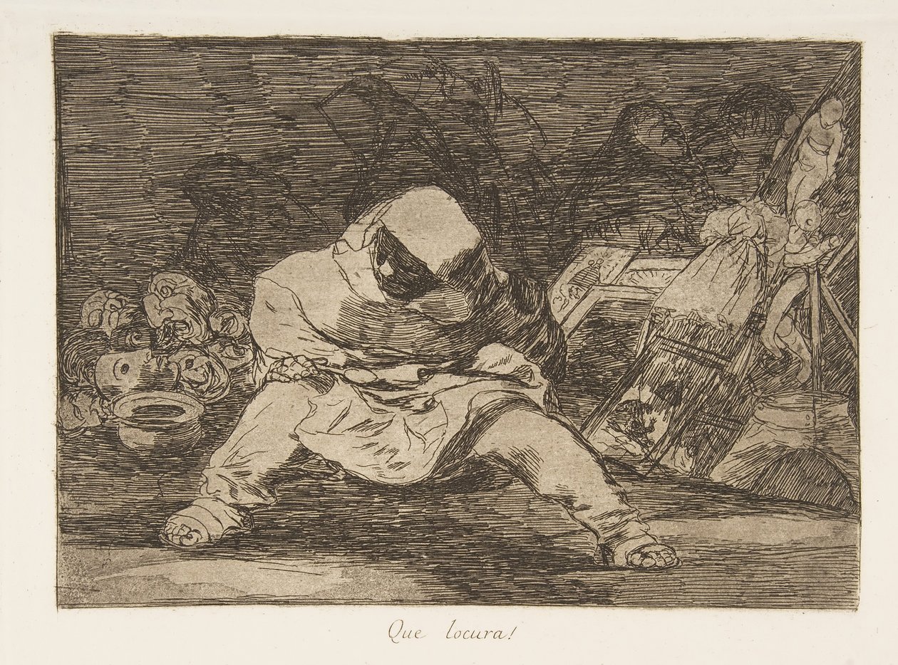 Tablica 68 z The Disasters of War Los Desastres de la Guerra..., po 1814-15 opublikowana w 1863 r. autorstwa Francisco de Goya
