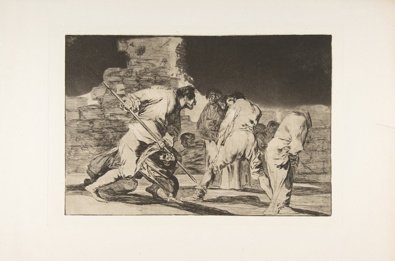 Tablica 6 z Disparates: To jest niesamowite – a zostaliśmy stworzeni przez Boga, ok. 10 tys. 1816-23 opublikowany 1864. autorstwa Francisco de Goya