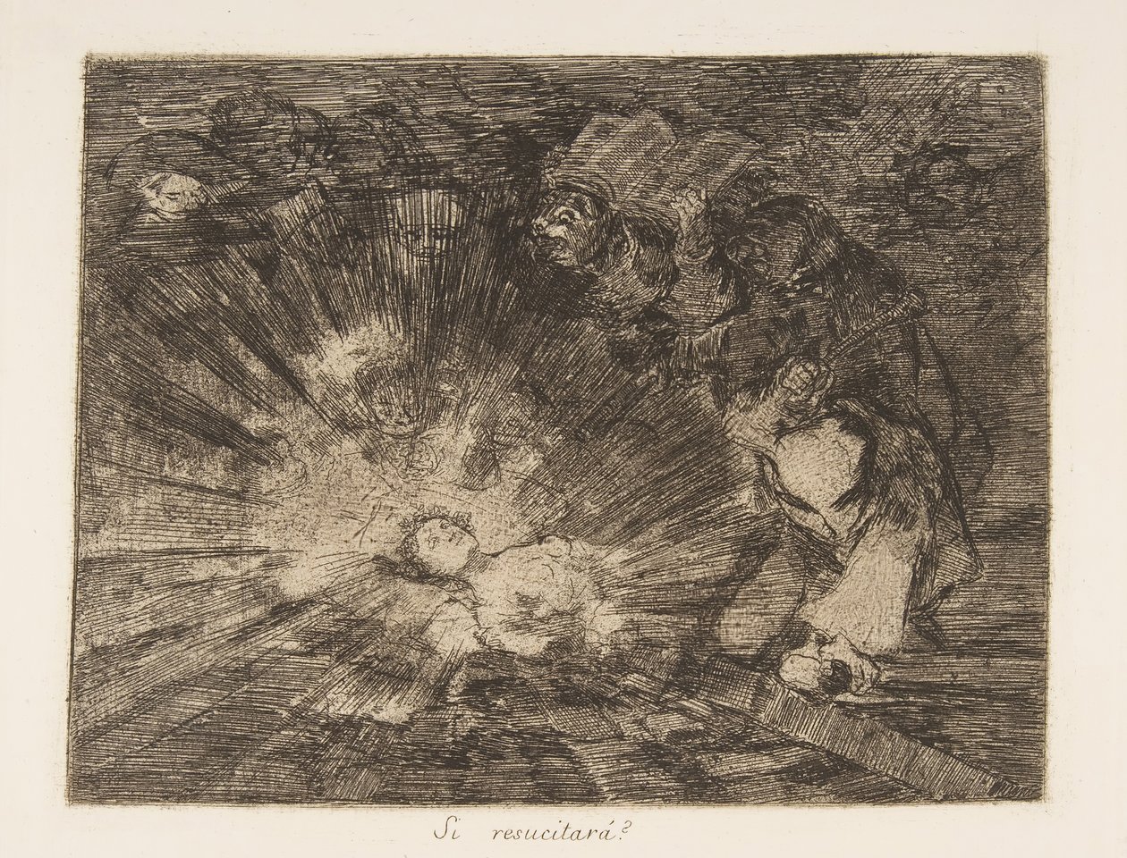 Tablica 80 z The Disasters of War Los Desastres de la Guerra: Wil..., 1810-20, wyd. 1863. autorstwa Francisco de Goya