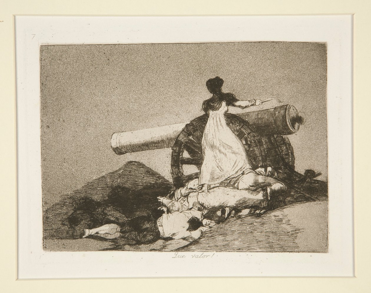 Co za wartość! (Jaka odwaga!), pl. 7 z filmu Katastrofy wojny autorstwa Francisco de Goya