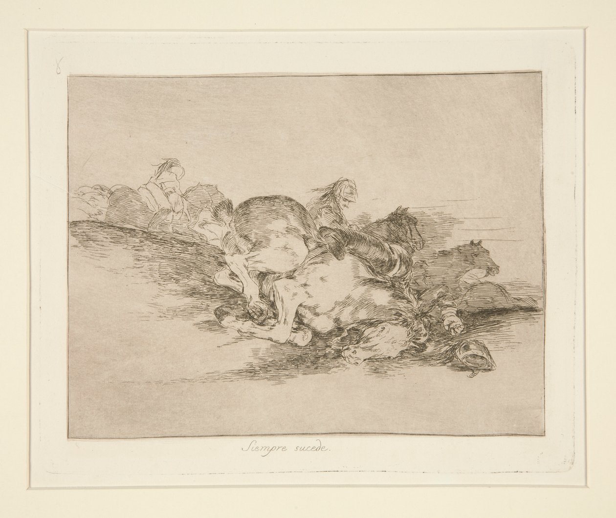 Zdarza się zawsze (to zawsze się dzieje), pl. 8 z Katastrofy wojny autorstwa Francisco de Goya