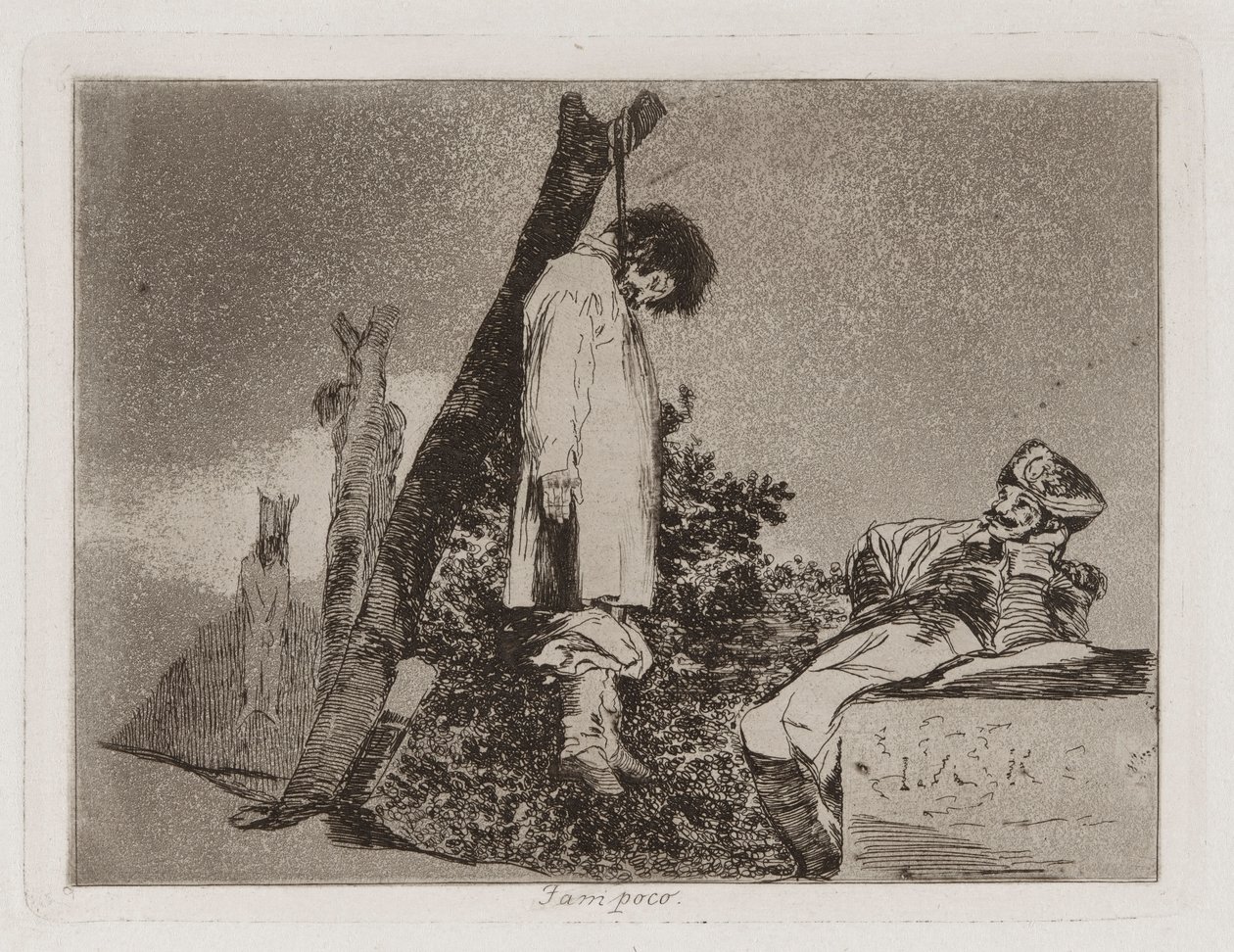 Ani (nie [w tym przypadku] Ani), płyta 36 z Klęsk wojennych autorstwa Francisco de Goya