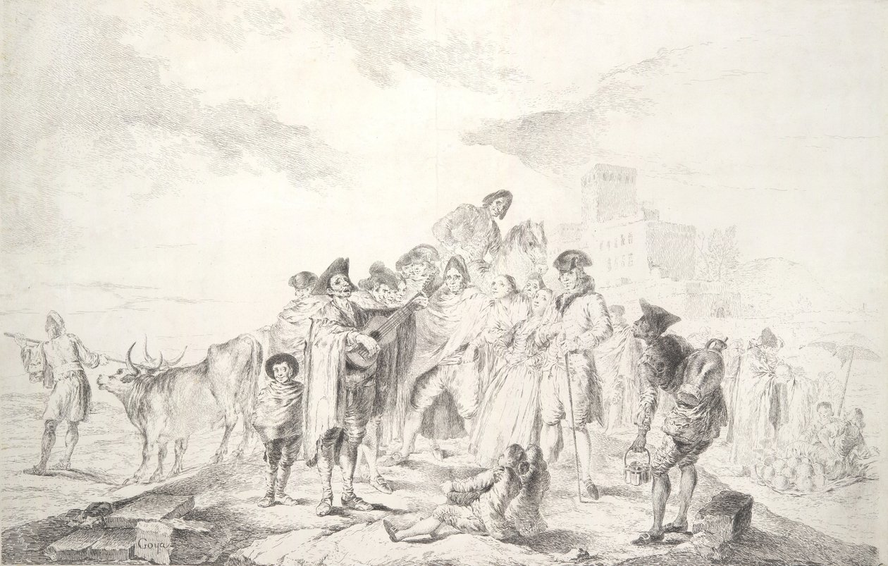 Gitarzysta niewidomy Gitarzysta niewidomy, ca. 1778., ca. 1778. autorstwa Francisco de Goya