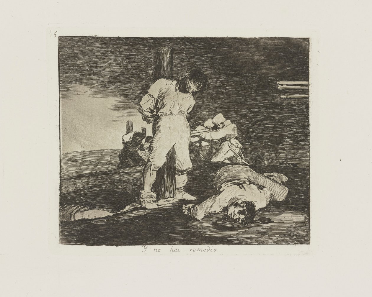 Nie ma hai remedio. (I tam autorstwa Francisco de Goya