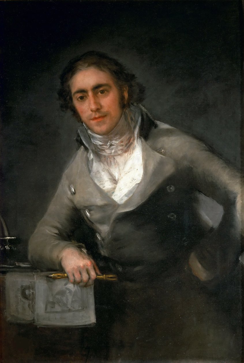 Portret mężczyzny Evaristo Pérez de Castro, ok. 1806. autorstwa Francisco Goya de