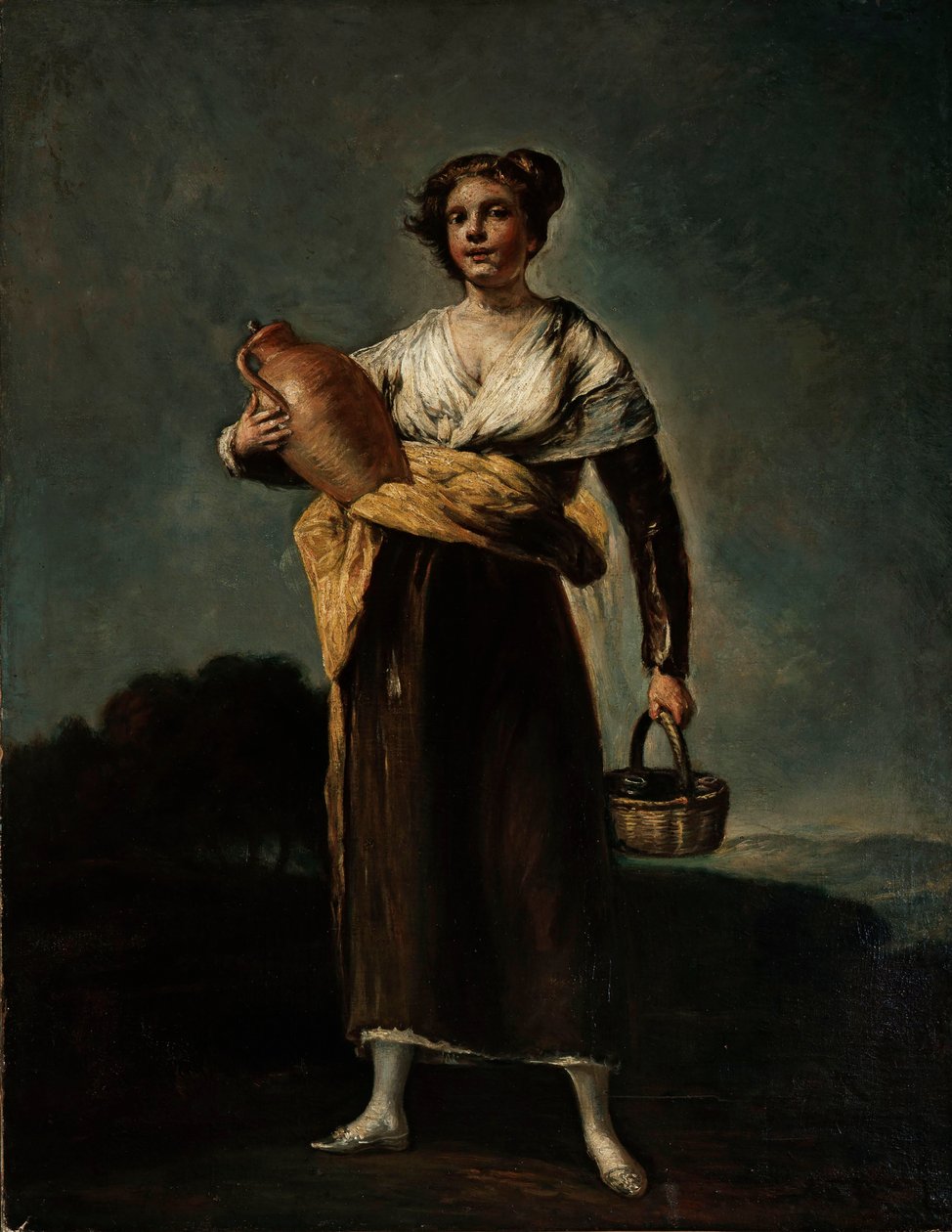 Nosiciel wody La Aguadora, 1810. autorstwa Francisco Goya de