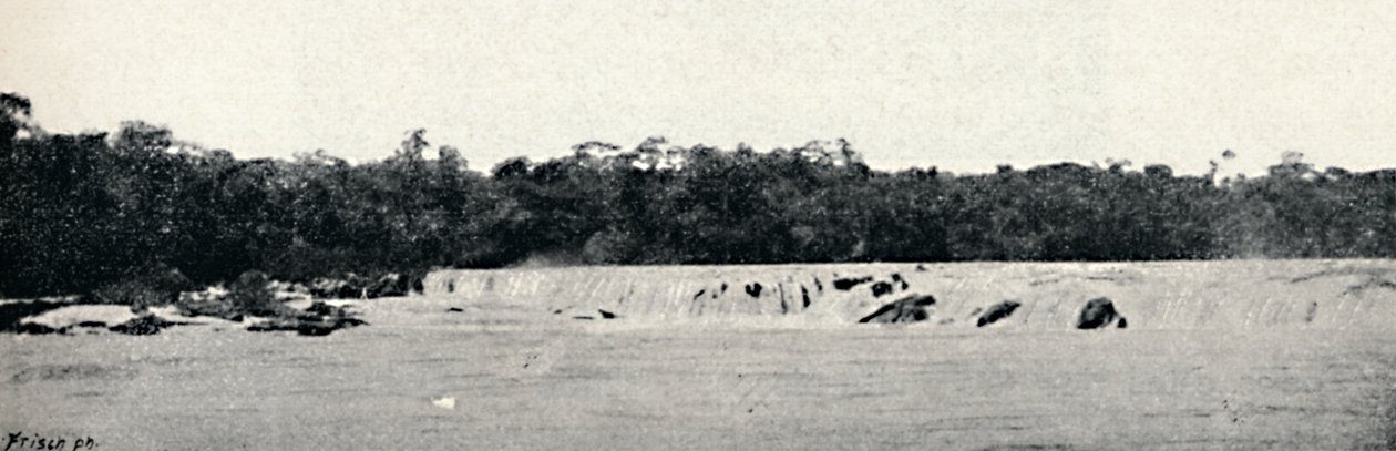 Salto Grande Rio Paranapanema, 1895 autorstwa Francisco Henszler