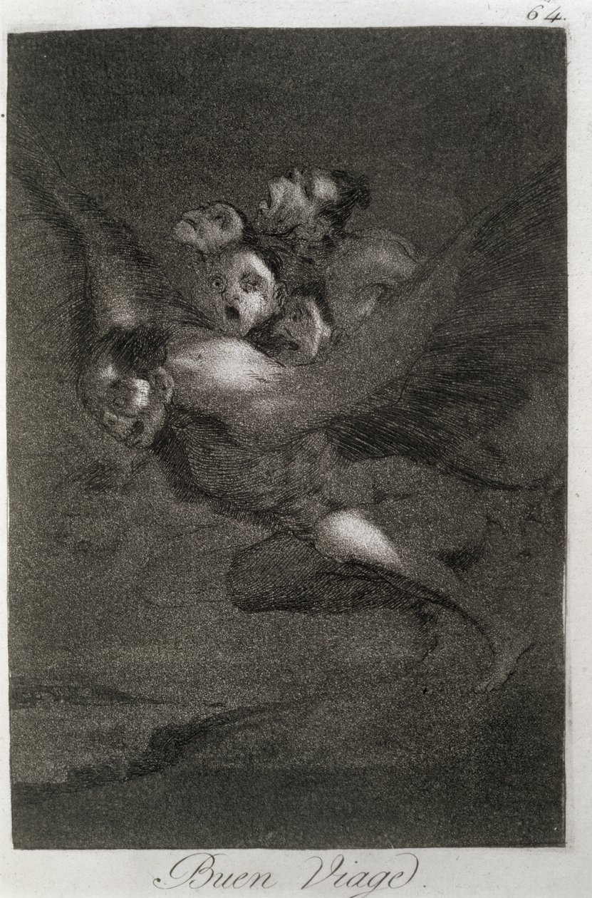 193-0082164 Bon voyage, płyta 64 „Los caprichos” autorstwa Francisco Jose de Goya y Lucientes