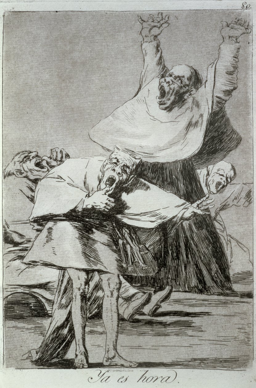 193-0082180 Już czas, płyta 80 „Los caprichos” autorstwa Francisco Jose de Goya y Lucientes