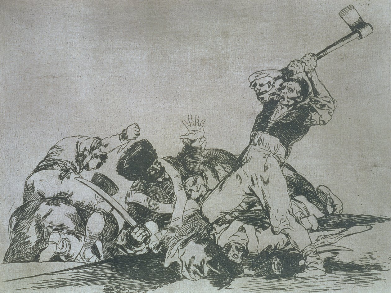 193-0082184 To samo, płyta 3 „Klęski wojny” autorstwa Francisco Jose de Goya y Lucientes