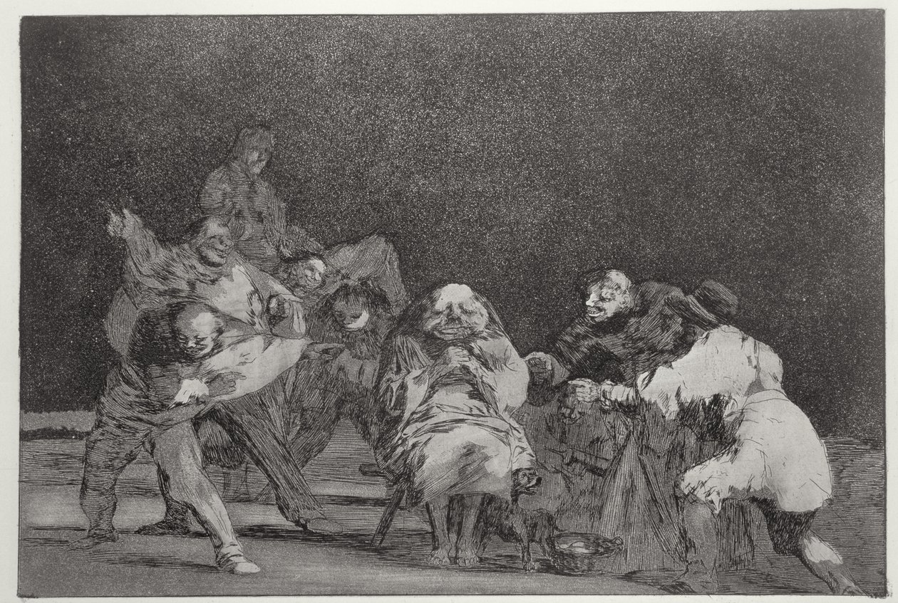 193-0082313 Lojalność, tablica 17 „Przysłów” autorstwa Francisco Jose de Goya y Lucientes