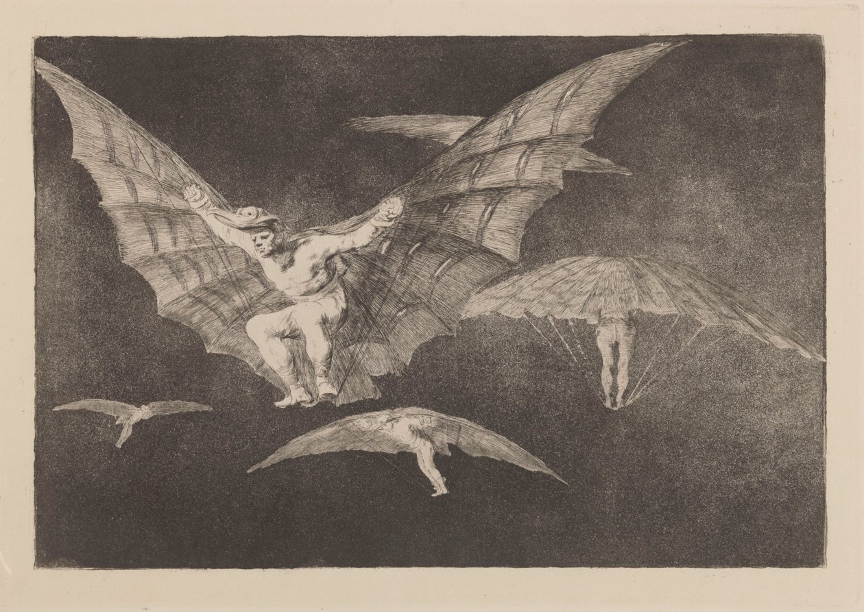 Sposób latania autorstwa Francisco Jose de Goya y Lucientes