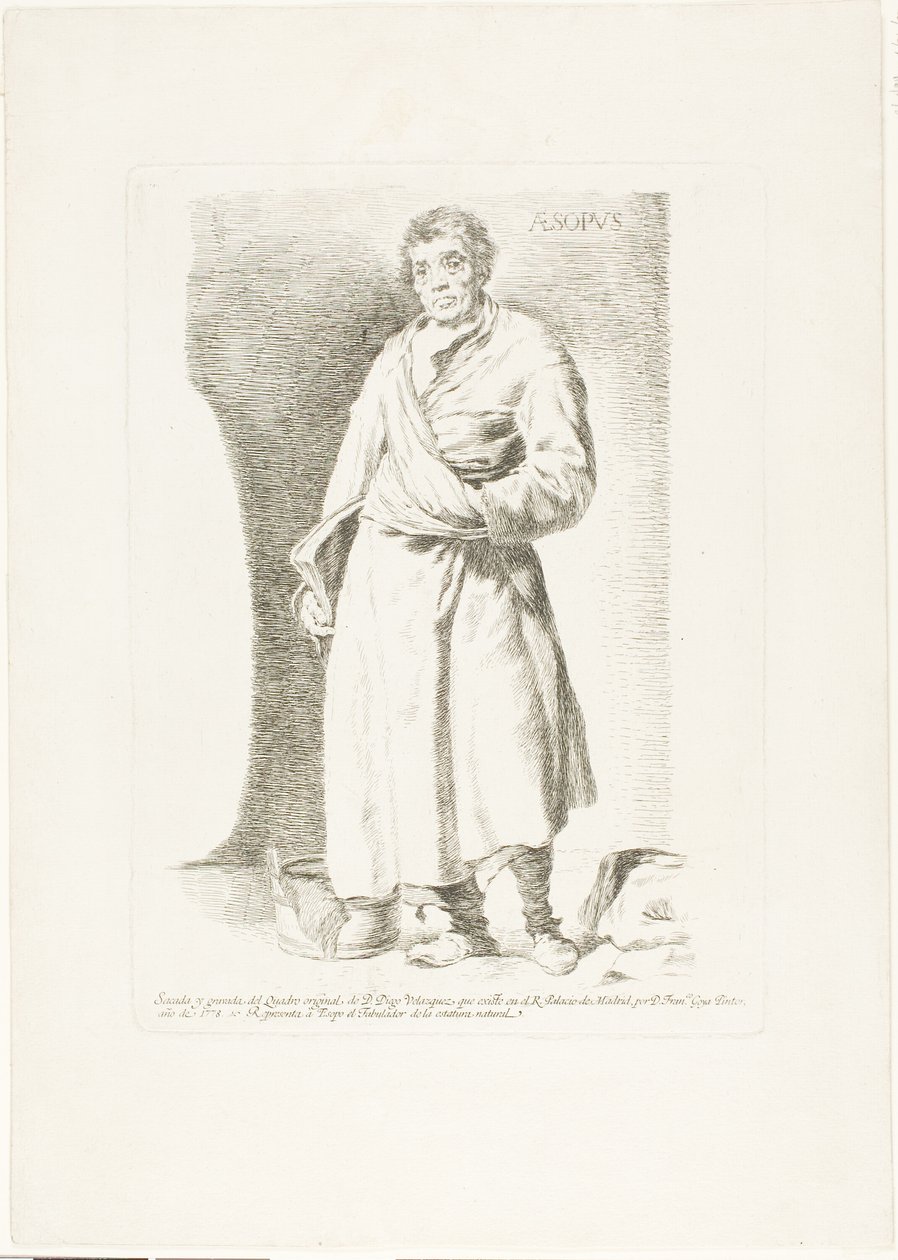 Ezopa autorstwa Francisco Jose de Goya y Lucientes
