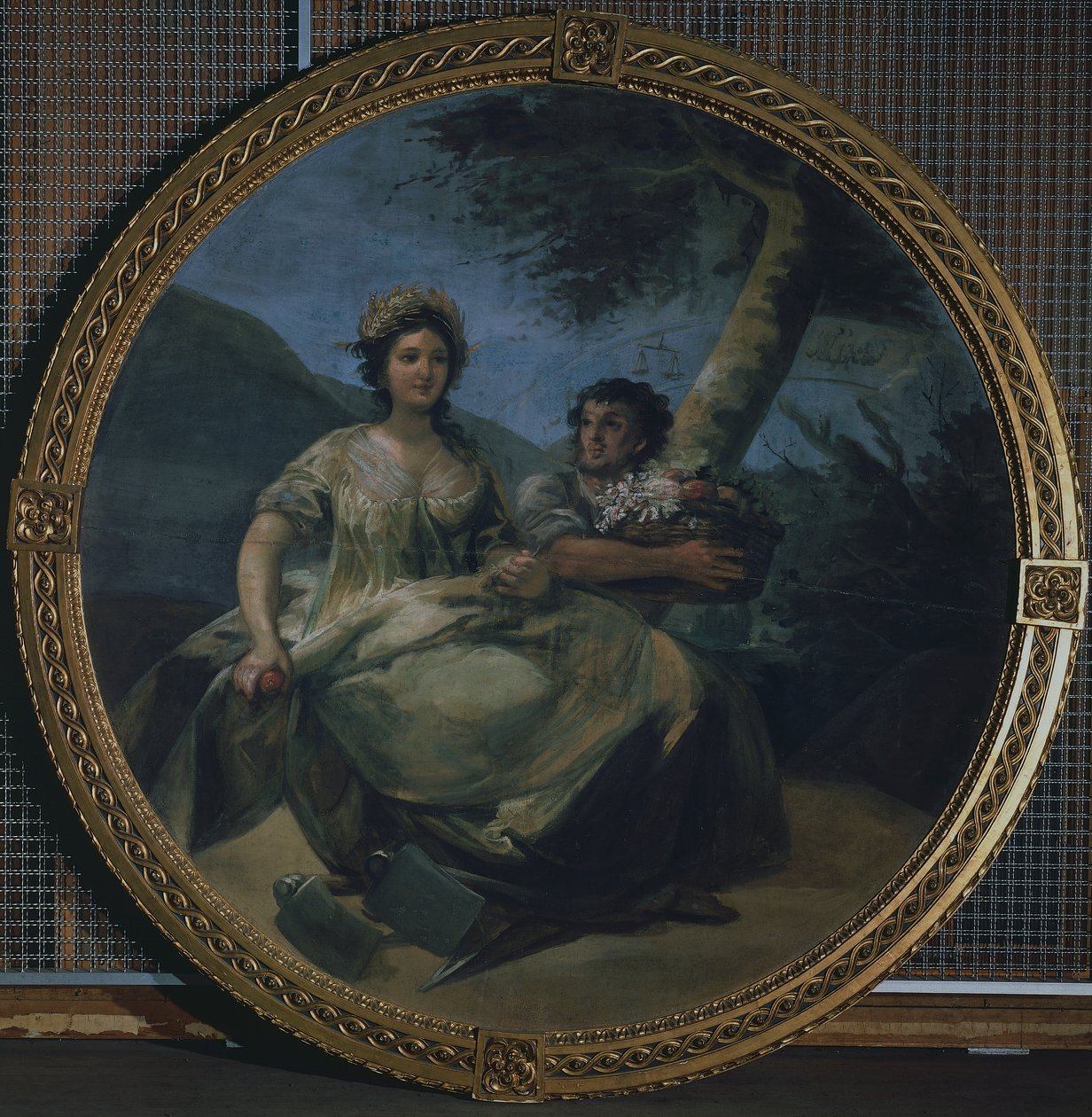 Alegoria rolnictwa, ok. 1805 (tempera na płótnie) autorstwa Francisco Jose de Goya y Lucientes