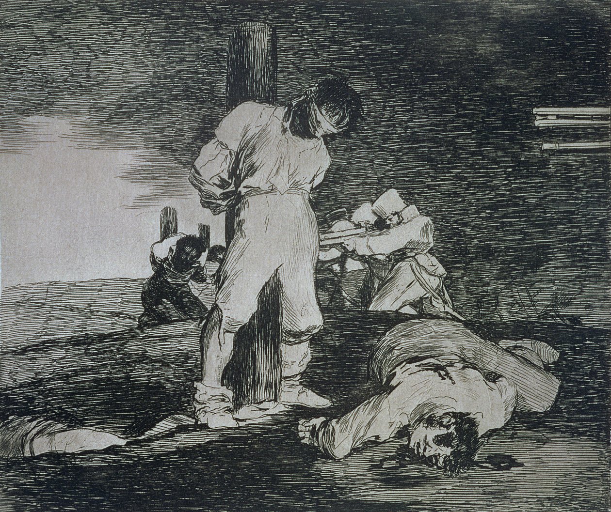 I nie ma na to rady, płyta 15 „Klęski wojny” autorstwa Francisco Jose de Goya y Lucientes