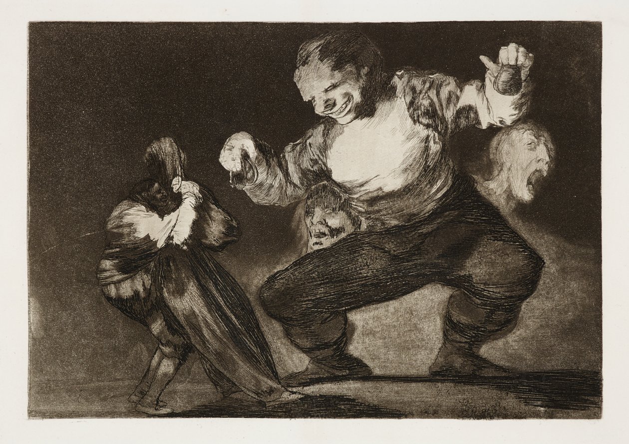Bobalicón (głupi idiota) autorstwa Francisco Jose de Goya y Lucientes