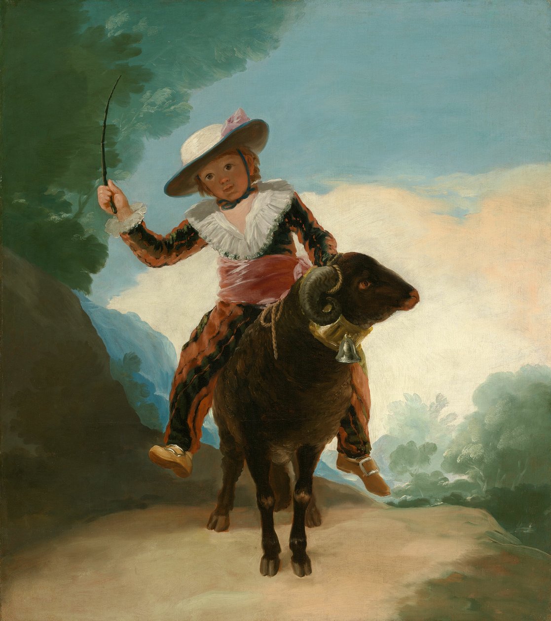 Chłopiec na Rami autorstwa Francisco Jose de Goya y Lucientes