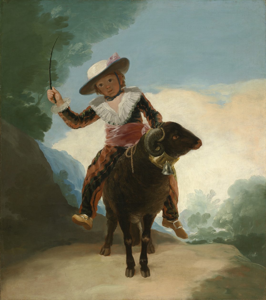 Chłopiec na baranie, 1786-87 autorstwa Francisco de Goya