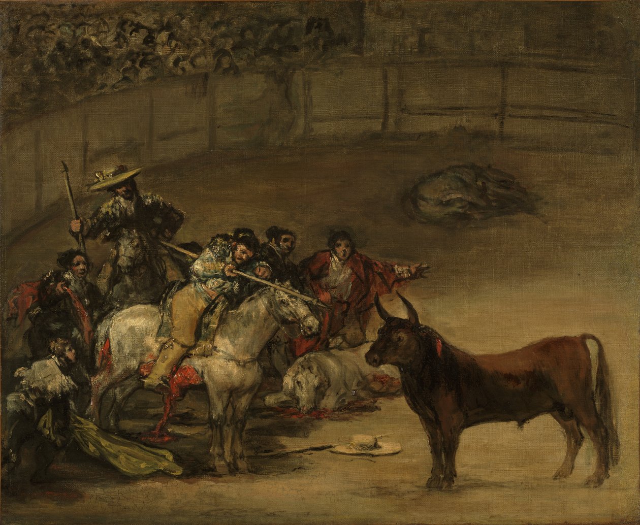 Walka byków, Szczęście Różdżek autorstwa Francisco de Goya