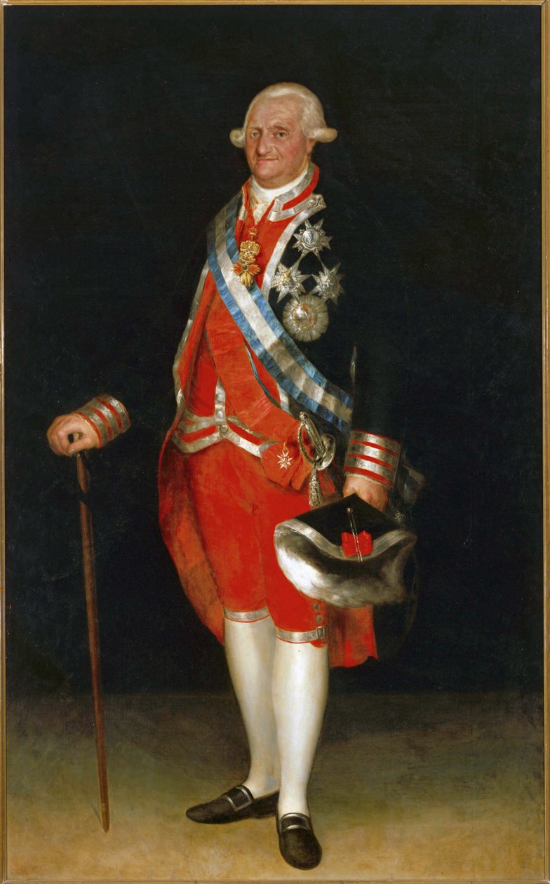 Karol IV, król Hiszpanii ... (obraz na płótnie) autorstwa Francisco Jose de Goya y Lucientes