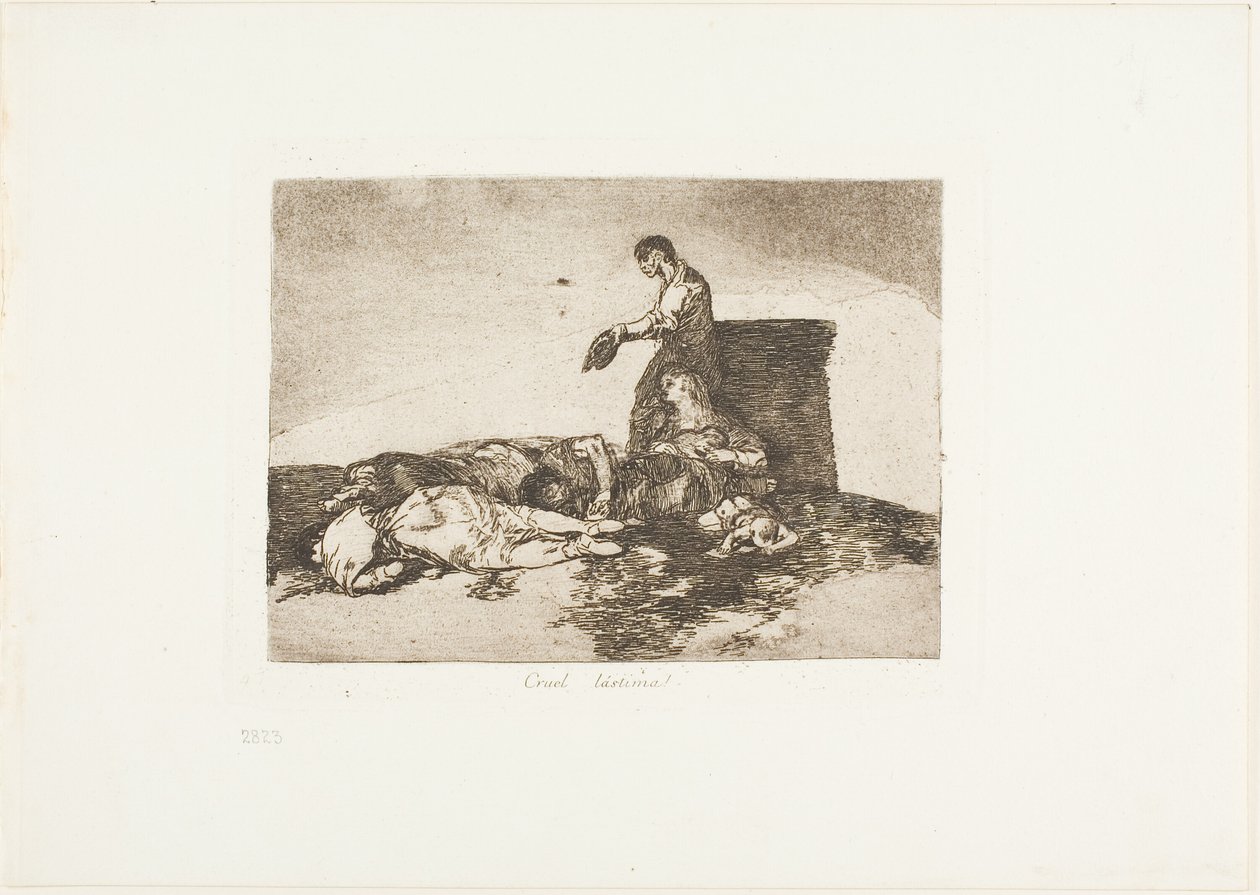Okrutna opowieść o nieszczęściu!, płyta 48 z The Disasters of War autorstwa Francisco Jose de Goya y Lucientes