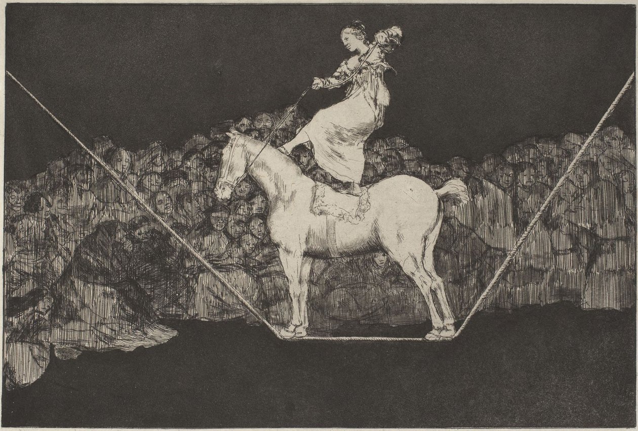 „Disparate Puntual” (Głupia precyzja) autorstwa Francisco Jose de Goya y Lucientes