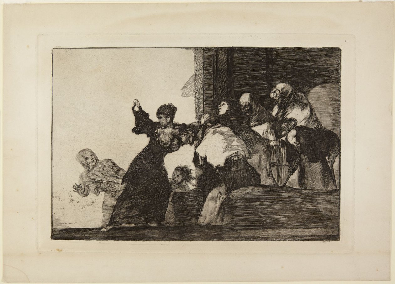 Disparate pobre (Biedna głupota, czyli Dwie głowy są lepsze niż jedna), tablica 11 z cyklu Los Disparates (Głupoty) autorstwa Francisco Jose de Goya y Lucientes