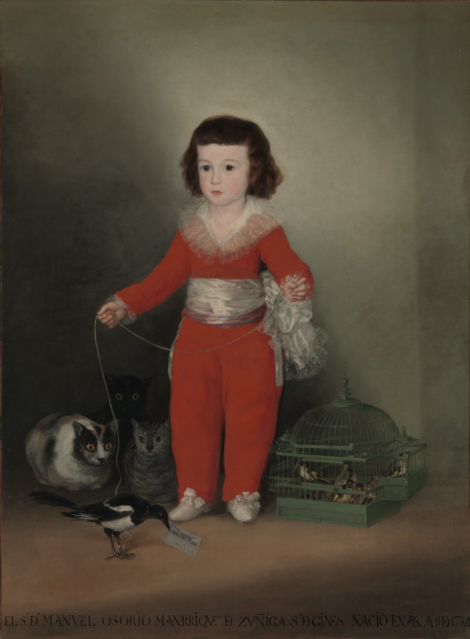 Don Manuel Osorio Manrique de Zuniga (1784-92) autorstwa Francisco de Goya