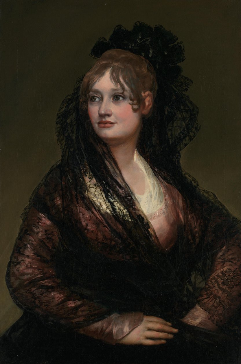Dona Isabel de Porcel, wyd. 1805 autorstwa Francisco de Goya