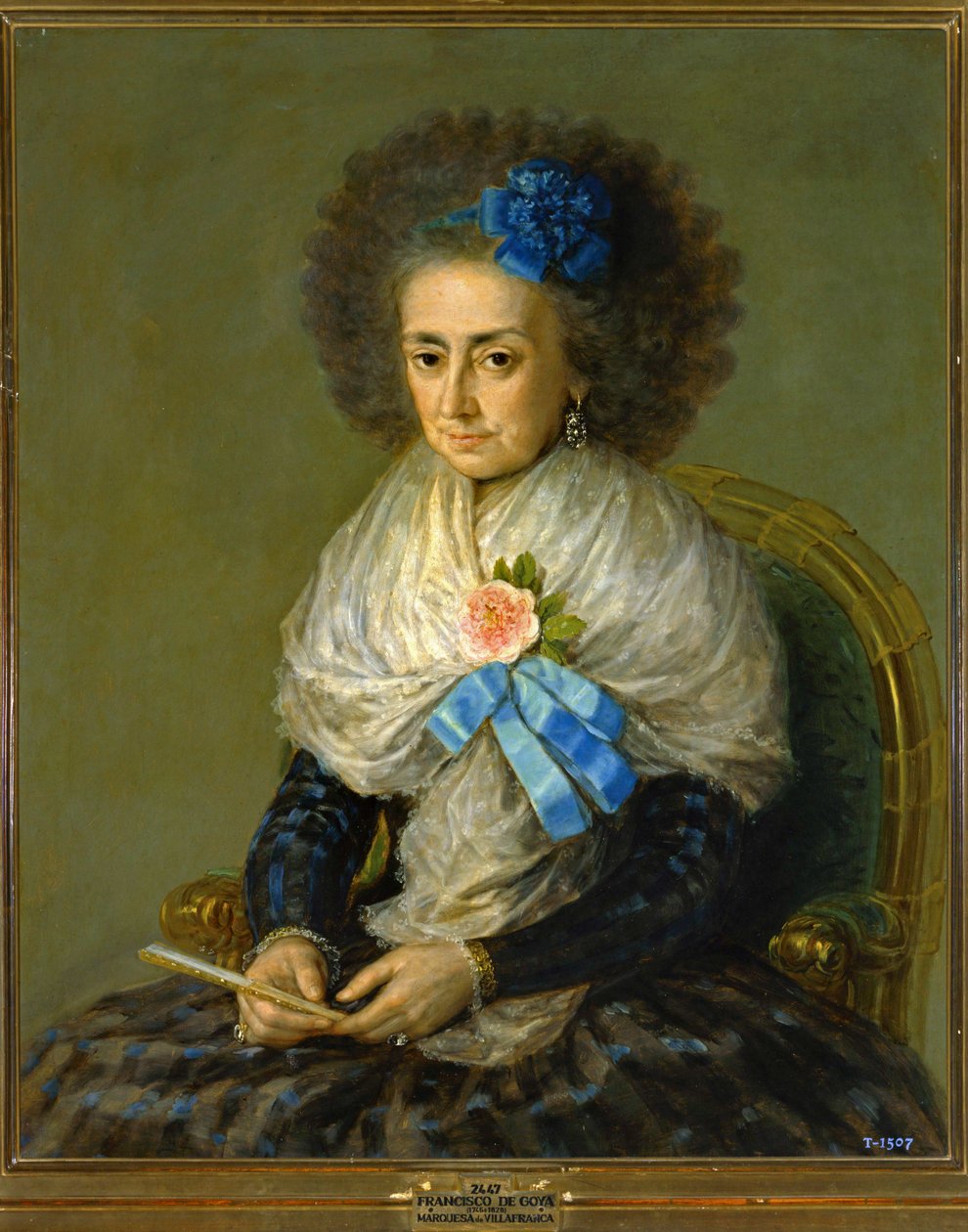 Dona Maria Antonia Gonzaga, markiza Villafranca ... (obraz na płótnie) autorstwa Francisco Jose de Goya y Lucientes