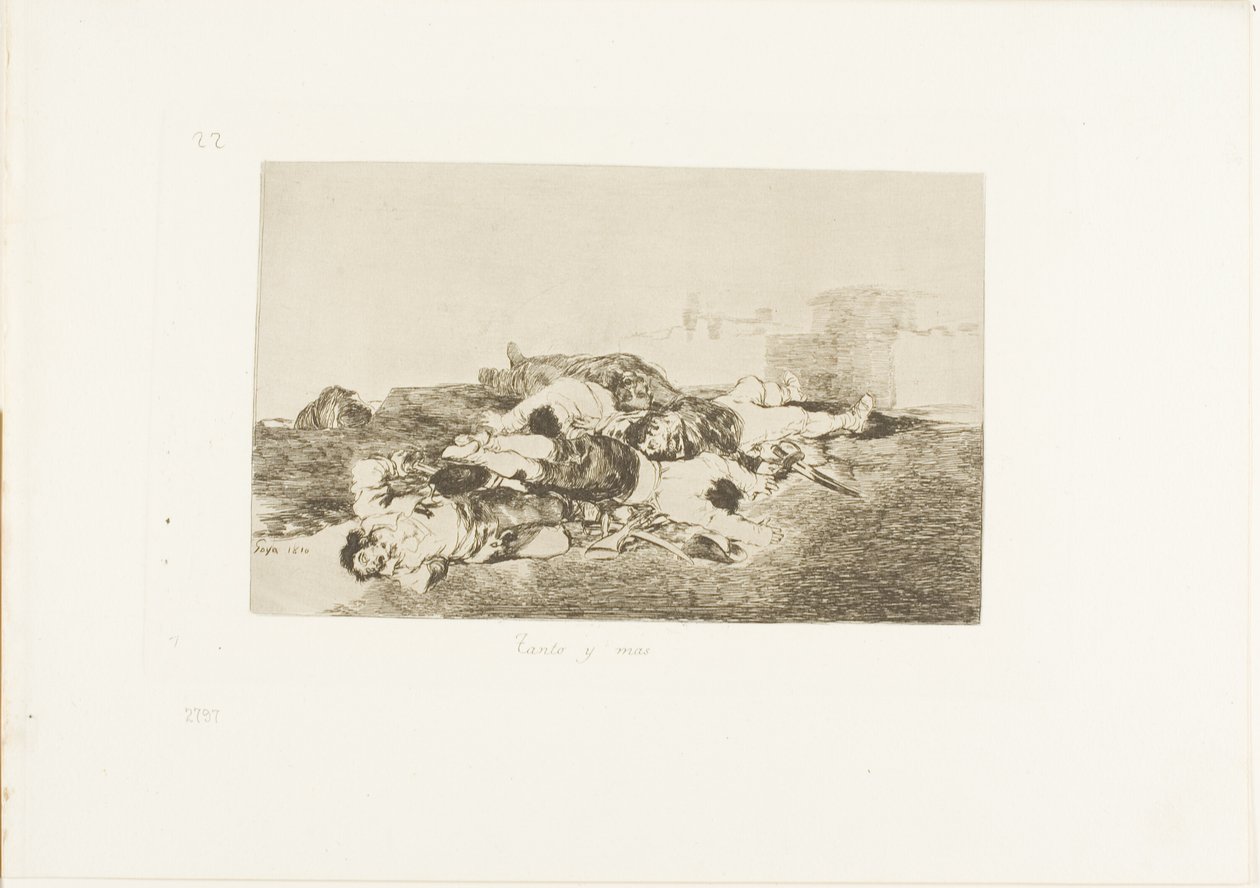 Jeszcze gorzej, płyta 22 z The Disasters of War autorstwa Francisco Jose de Goya y Lucientes