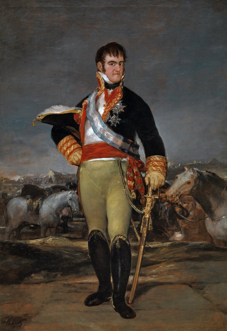 Ferdynand VII (1815) (olej na płótnie) autorstwa Francisco Jose de Goya y Lucientes