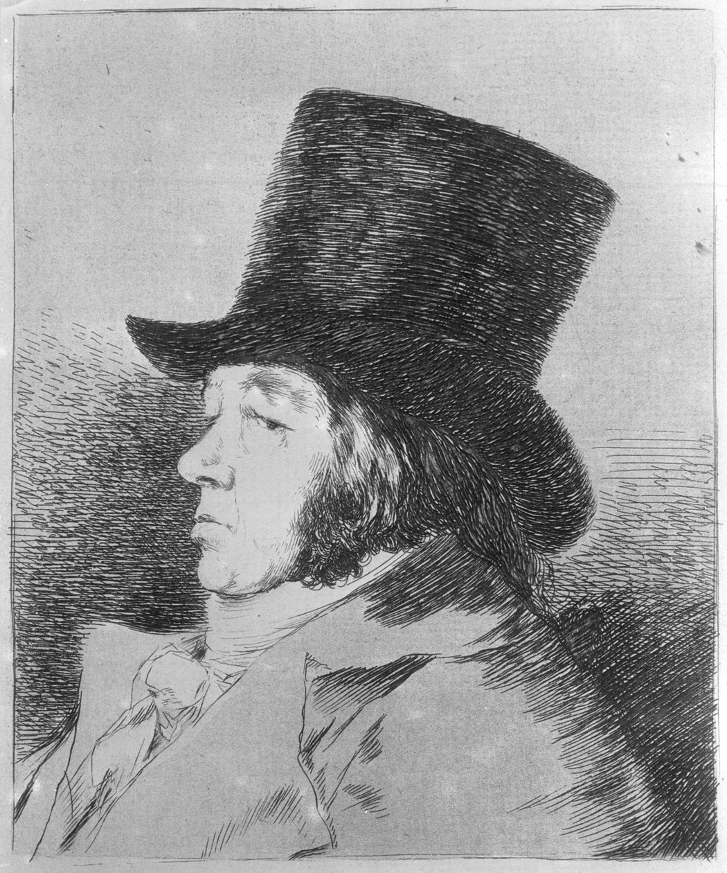 Francisco Goya y Lucientes, malarz, rycina nr 1 z cyklu „Los Caprichos” autorstwa Francisco Jose de Goya y Lucientes